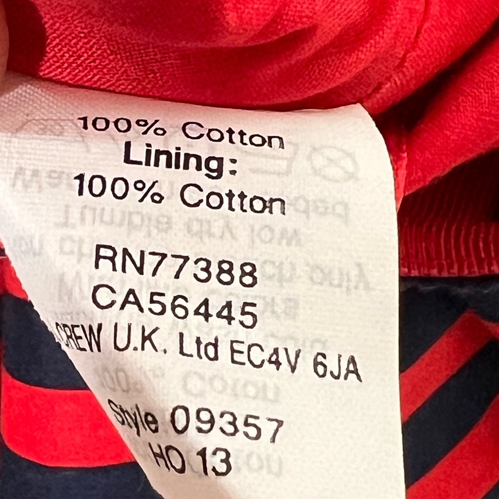 J. Crew Factory Striped Cotton Skirt - Picture 6 of 9
